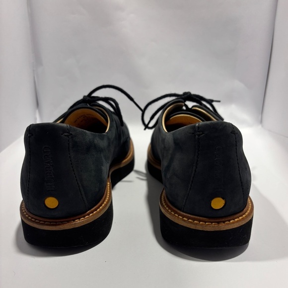 Samuel Hubbard Oxford Derby Shoes Men’s 7 Black Nubuck Leather Vibram Portugal